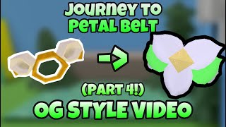 Journey to Petal Belt 4 OG Style Video 28th QUEST FINISHED Roblox Bee Swarm Simulator [upl. by Chlori206]