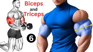 6 Arm Exercises To Explode Your Biceps and Triceps [upl. by Fairfield802]