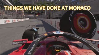 Things we have done at Monaco  F1 24 [upl. by Yhpos616]