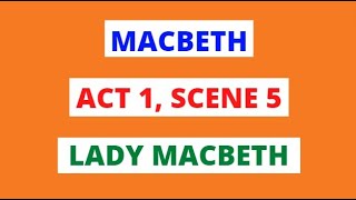 Macbeth Act 1 Scene 5 Lady Macbeth Language Analysis In 60 Seconds  GCSE English Exams Revision [upl. by Bayer492]