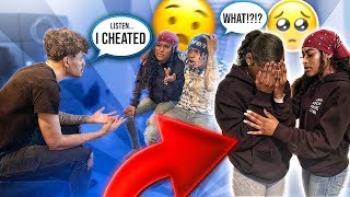 TELLING OTHER YOUTUBERS THAT I CHEATED ON MY GIRLFRIEND [upl. by Yelime457]