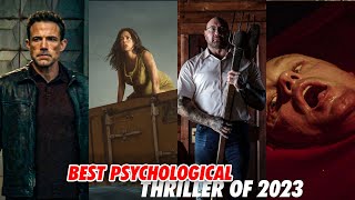 10 Best Psychological Thriller Movies of 2023  New Thriller Movies on Netflix Prime Video HboMax [upl. by Golding909]