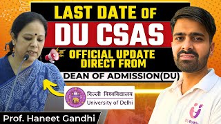 DU CSAS Portal Phase 1 Last Date Revealed 😱 delhiuniversity [upl. by Mccafferty]