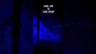 Laser lake vs laser swamp halloweenprop halloween hallowendecor [upl. by Ahcmis]