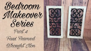 DIY Faux Framed Wrought Iron [upl. by Marsland501]