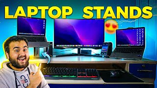 Premium Laptop Stands for your Desk Setup 😍  Ft MegaStro [upl. by Kahn160]