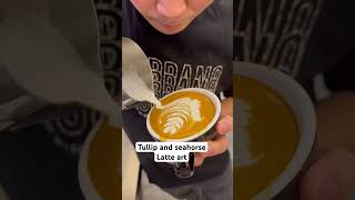 art latteeart coffeeart latte foryou coffeelover shortvideo short [upl. by Ahsein]