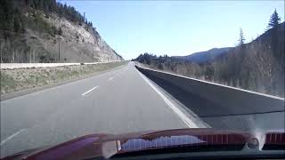 DRIVING VANCOUVER to KELOWNA BC over COQUIHALLA HIGHWAY amp CONNECTOR 97C Wednesday May 1 2024 [upl. by Auoh]