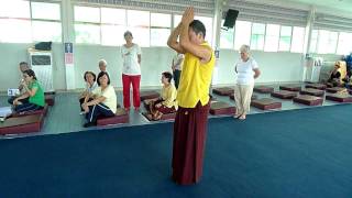 Prostration Demonstrates by Rinzin Lama [upl. by Schweiker]