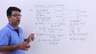 Bernoulli’s Equation Problem 1 [upl. by Ashatan607]