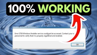 Error 1719 Windows Installer service could not be accessed on Windows 11 FIXED [upl. by Cosetta44]