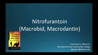 CC How to Pronounce nitrofurantoin Macrobid Macrodantin Backbuilding Pharmacology [upl. by Ayrolg]