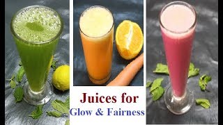 3 Easy Juices for Fresh Fair  Glowing and Acne free skin  Erum Aslam [upl. by Sigismondo]