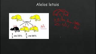 Variações do modelo mendeliano de herança 3° ANO Valquíria e Ronaldo [upl. by Nyrek]
