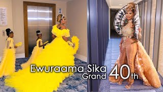 EWURAAMA SIKAS ASTOUNDING 40TH BIRTHDAY PARTY IN LONDON [upl. by Pacifa301]