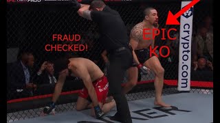 ROBERT WHITTAKER EXPOSED IKRAM ALISKEROV AT UFC SAUDI ARABIA [upl. by Stanislaw]