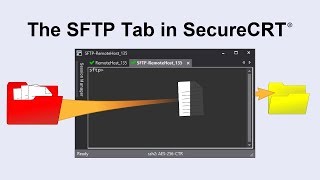 The SFTP Tab in SecureCRT [upl. by Oicnanev]