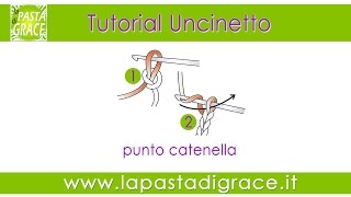 Tutorial uncinetto punto catenella [upl. by Ymmij]