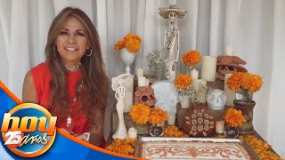 Luz Blanchet nos enseñó a pintar el aserrín para las ofrendas de Día de Muertos  Programa Hoy [upl. by Francisca]