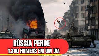 RÚSSIA SOFRE MAIS DE 1300 BAIXAS EM UM DIA TANQUES E ARTILHARIA DESTRUÍDOS PELAS FORÇAS UCRANIANAS [upl. by Rafaelia]