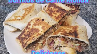 Burritos de Carne Molida Para que te Chupes los Dedos 😋 🤤 👌 [upl. by Ainad414]