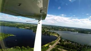 Cessna 172 on floats Adventure Seaplanes  Surfside Seaplane Base8Y4 [upl. by Etolas]