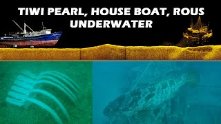 Tiwi Pearl amp House Boat Wreck Underwater  Moreton Bay Rous Channel Harry Atkinson Artificial Reef [upl. by Bussy488]