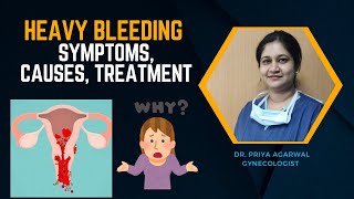 पीरियड्स में ज्यादा ब्लीडिंग क्यों होता है  I Menstrual bleeding [upl. by Johnsten]