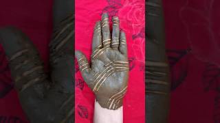 Beautiful mehandi hack using fork mehndi hennadesign [upl. by Dlawso]