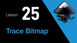 25 Trace Bitmap in Inkscape 13 [upl. by Oretna]