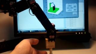 Arduino  MATLAB  4DOF with force sensing [upl. by Nostets]