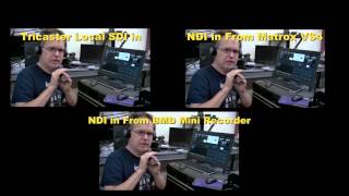 Newtek NDI Latency Test [upl. by Nauqet]