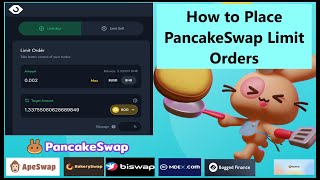 How to Place Limit Orders on PancakeSwap via BOGSwap [upl. by Ibib]