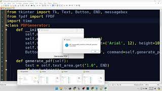 Domínio de PDF com Python Gere com Tkinter e FPDF [upl. by Amilb951]