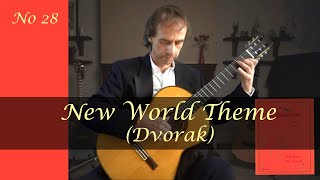 New World Theme Dvorak  Guitarists Way Book 2 [upl. by Lela]