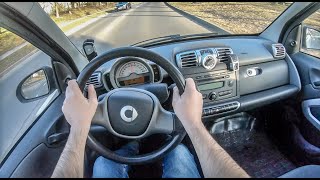 Smart Fortwo II  4K POV Test Drive 174 Joe Black [upl. by Ilyk]