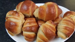 BUTTERY CROISSANTS RECIPE 🇬🇧🇬🇾🙏 [upl. by Yebloc]