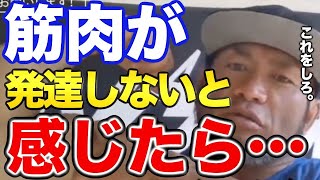 【山岸秀匡】筋肉が発達しないと感じたら〇〇をしろ！停滞期に効果的なトレーニング【切り抜き トレーニング 停滞期】 [upl. by Nawram915]