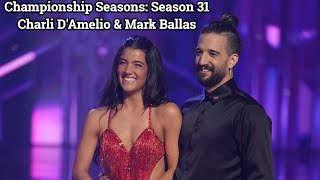 Championship Season Season 31 Charli DAmelio amp Mark Ballas [upl. by Kienan38]