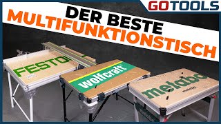 Multifunktionstisch Metabo MWB 100 mit Festool und Wolfkraft im Vergleich  Mit Verlosung [upl. by Leifer]