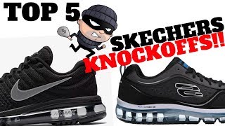 Top 5 SKECHERS KNOCKOFFS From Other SNEAKER BRANDS [upl. by Esihcoc]