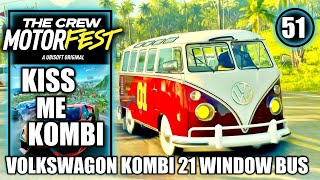 The Crew Motorfest  Kiss Me Kombi  Volkswagon Kombi 21 Window Bus  Vintage Garage  Part 51 [upl. by Nosecyrb]