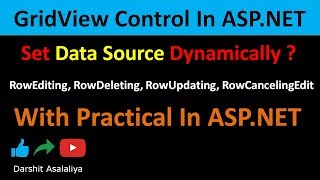 RowUpdating RowDeleting RowEditing RowCancelingEdit Event In GridView In ASPNET [upl. by Aitsirt]