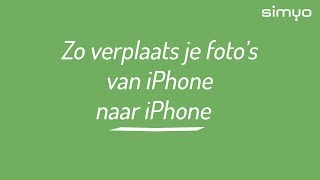 Zo verplaats je fotos van iPhone naar iPhone [upl. by Filipe84]