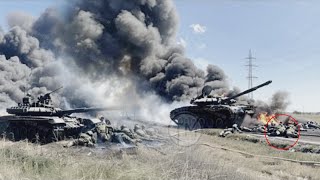 Terrifying German LEOPARD 2A6 Shows Off Again in Fierce Battle with Russian T90M  In Russian terr [upl. by Yokum663]