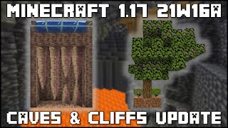 Minecraft 117  Snapshot 21w16a  Growing Dripstone amp Azalea Trees [upl. by Ressan]