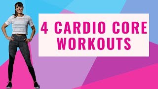 4 cardio core workouts [upl. by Arima]