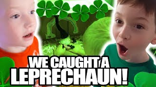 WE CAUGHT A LEPRECHAUN Leprechaun Hunt and Traps [upl. by Geirk970]