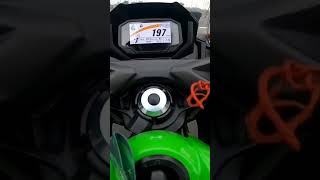 Kawasaki Ninja 650 Top speed test ninja ninja650 kawasaki topspeed [upl. by Poliard754]