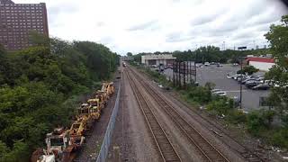 CRAZY MOFOS TRESPASSING ON TRAIN TRACKS OUTSIDE OF PORTER AND ALEWIFE [upl. by Ellehcil818]